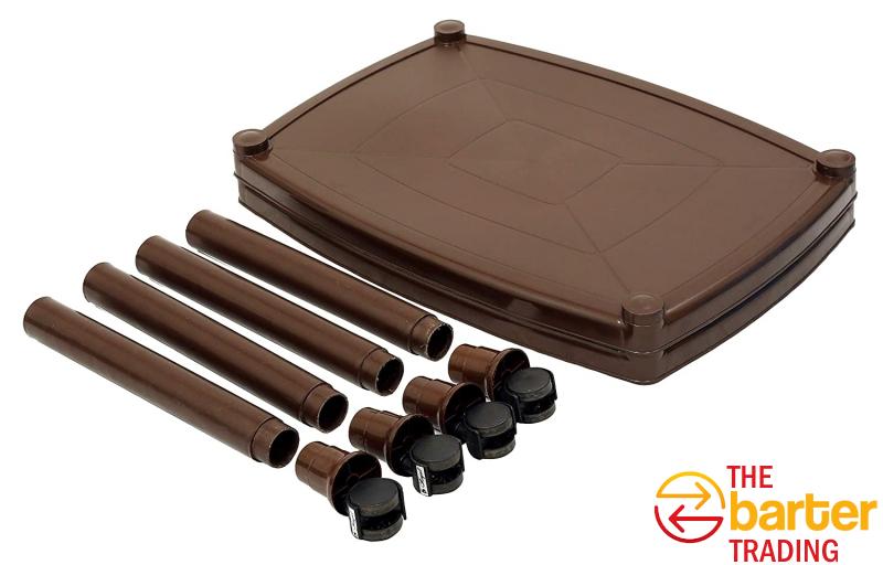 Esquire Delta Plastic Glossy Trolley Table
